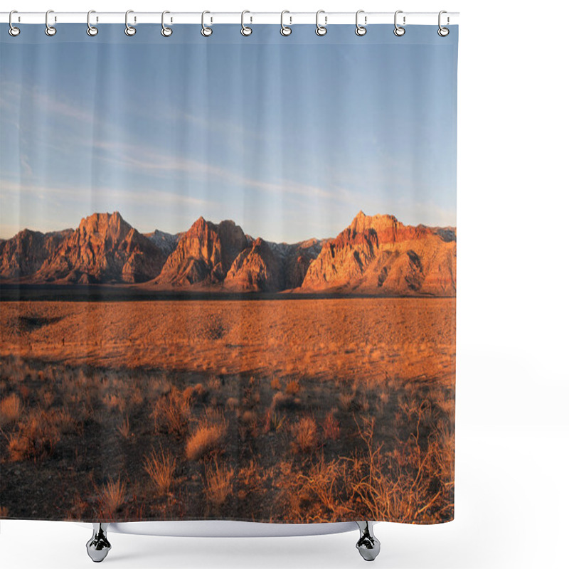 Personality  Red Rock Nevada Shower Curtains