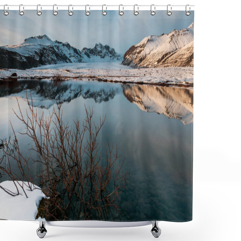 Personality  Vatnajokull National Park, Iceland Shower Curtains