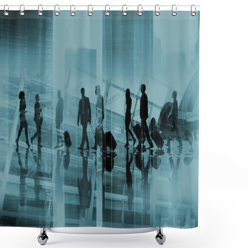 Personality  Business People Group Shower Curtains