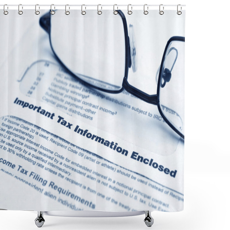 Personality  Tax Form Shower Curtains