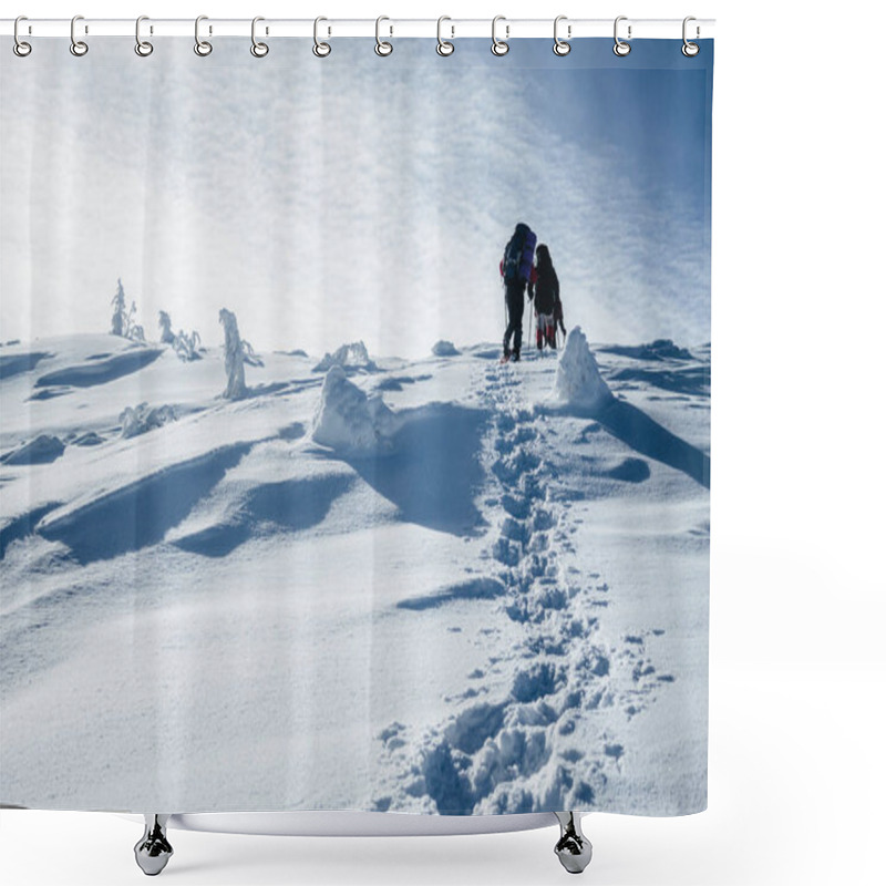 Personality  Footprints Shower Curtains