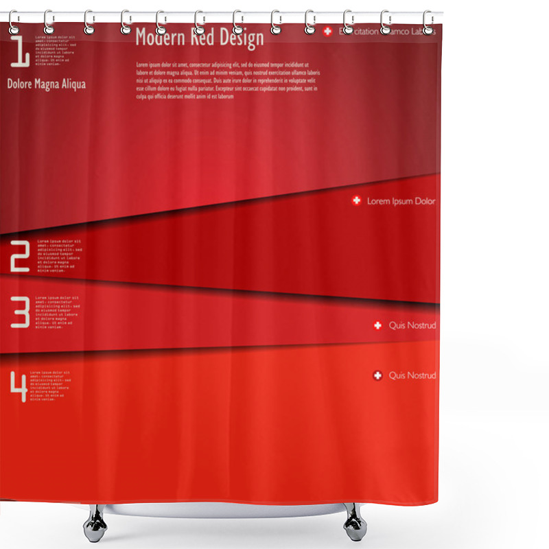 Personality  Modern Design Layout Shower Curtains