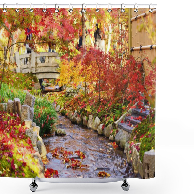 Personality  Fall Foliage In Kyoto Shower Curtains