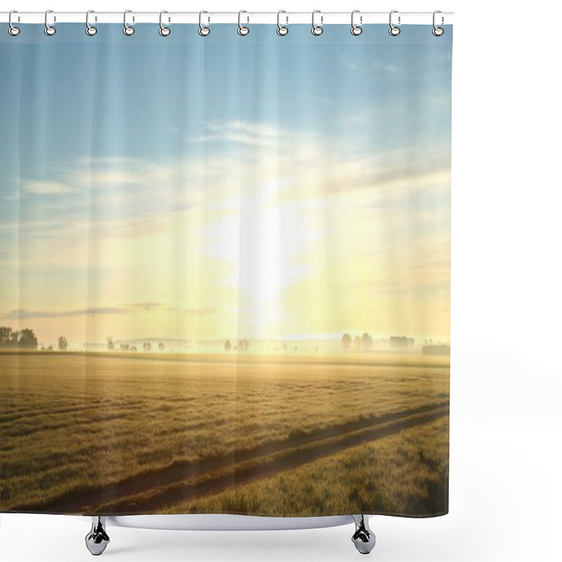 Personality  Rape Field Shower Curtains