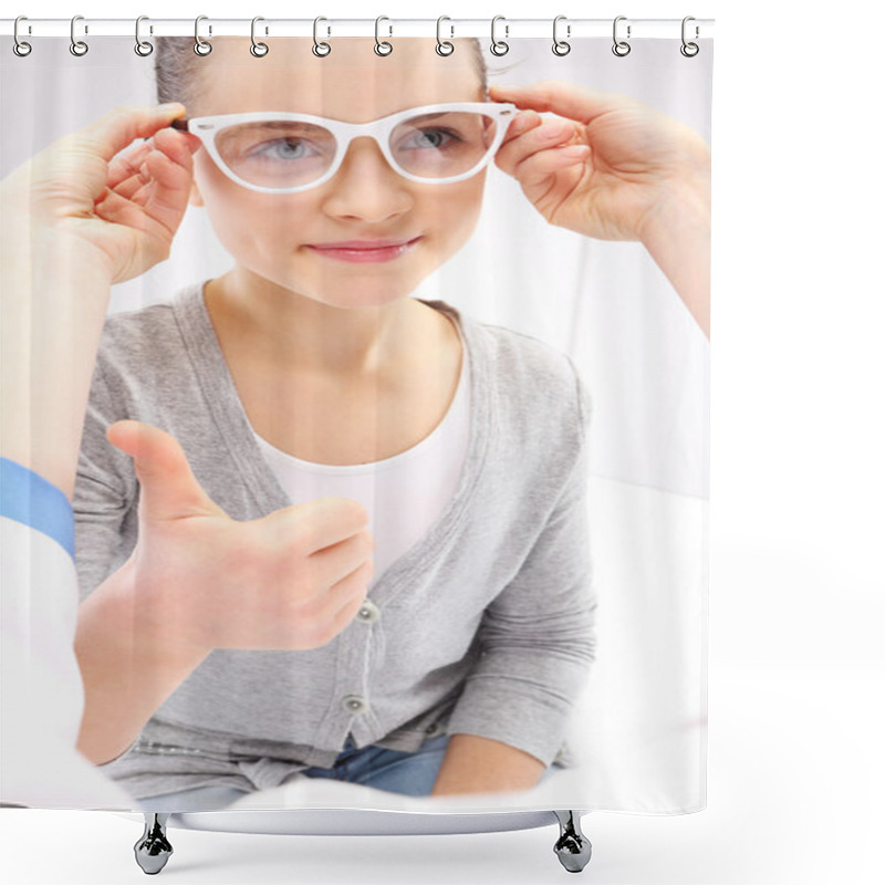 Personality  Child An Ophthalmologist Shower Curtains