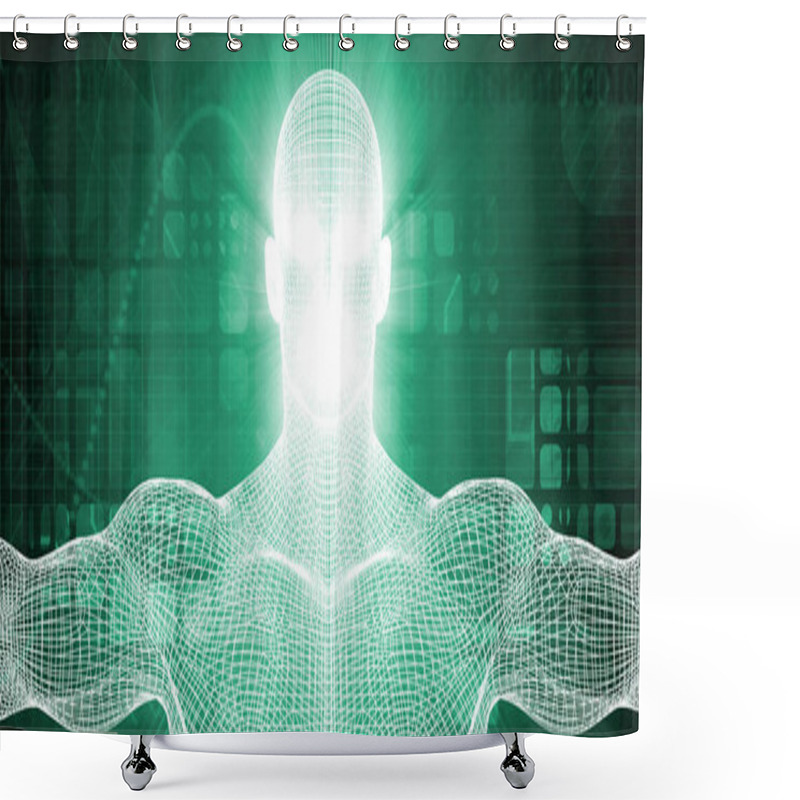 Personality  Telecommunications Network Shower Curtains