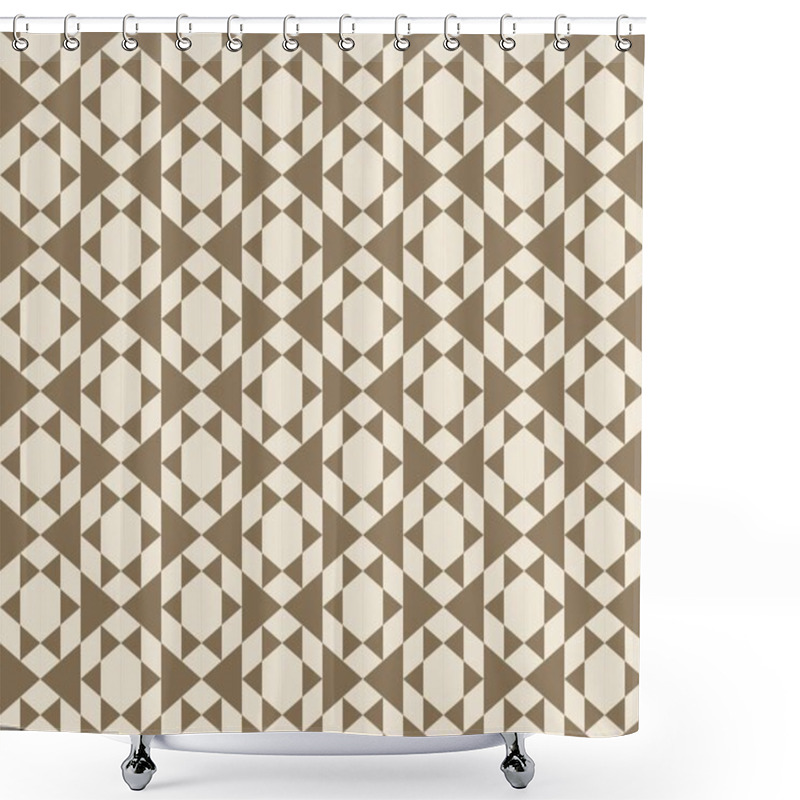 Personality  Abstract Creative Background With Repeated Shapes Shower Curtains