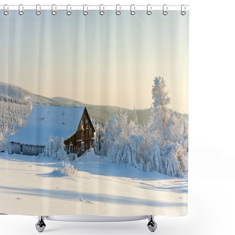 Personality  Orlicke Mountains In Winter, Czech Republic Shower Curtains