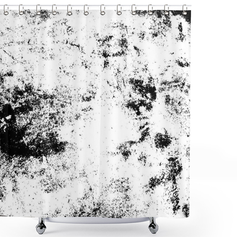 Personality  Distress Overlay Texture Shower Curtains