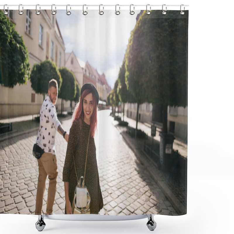 Personality  Couple Shower Curtains