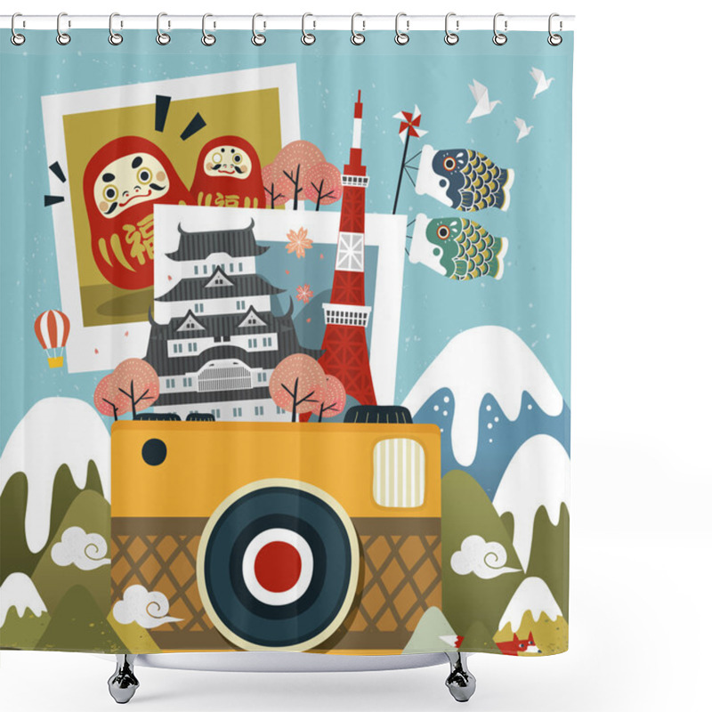 Personality  Japan Travel Memories Shower Curtains