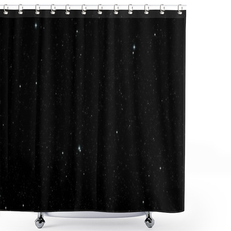 Personality  Deep Space Star Field. Universe Filled With Stars And Gas. Far Distant Cosmos Illustration.   Shower Curtains