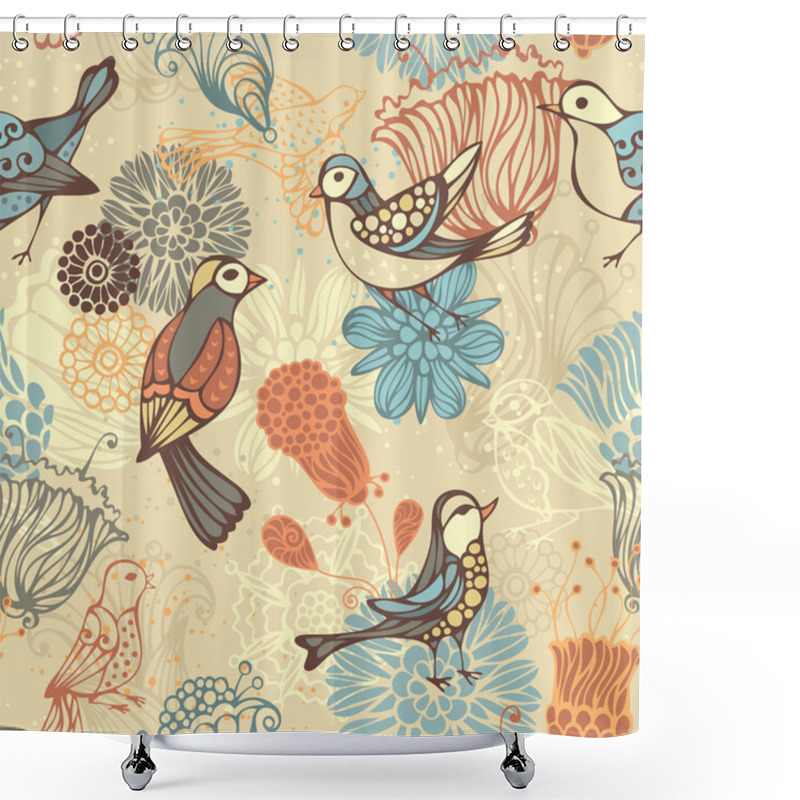 Personality  Seamless Nature Background.  Shower Curtains