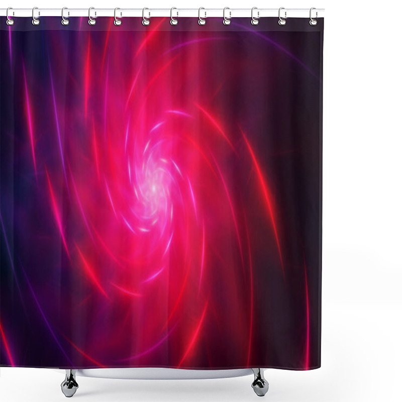 Personality  Time Spiral. Whirlpool Universe. Shower Curtains