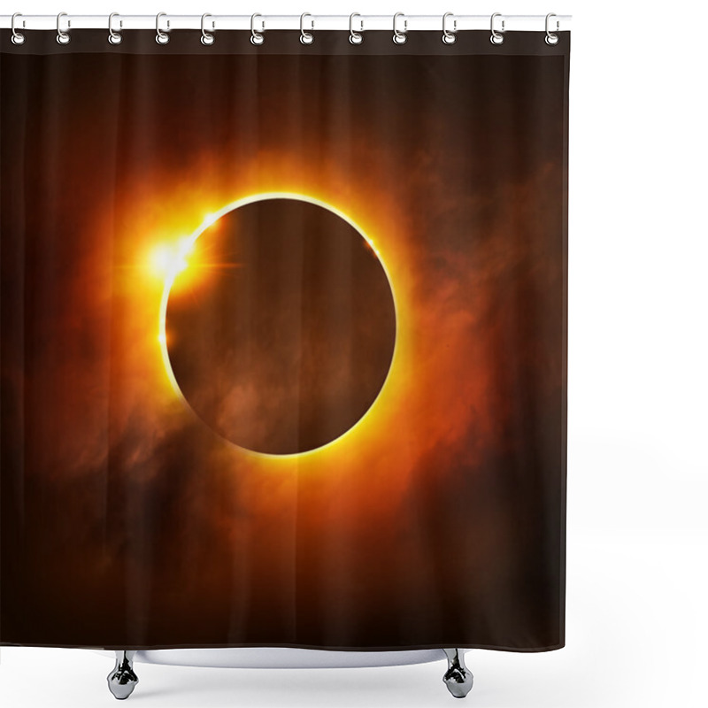 Personality  Total Eclipse Shower Curtains