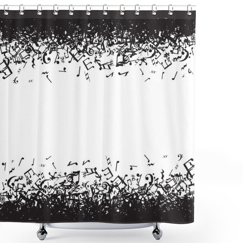 Personality  Music Shower Curtains