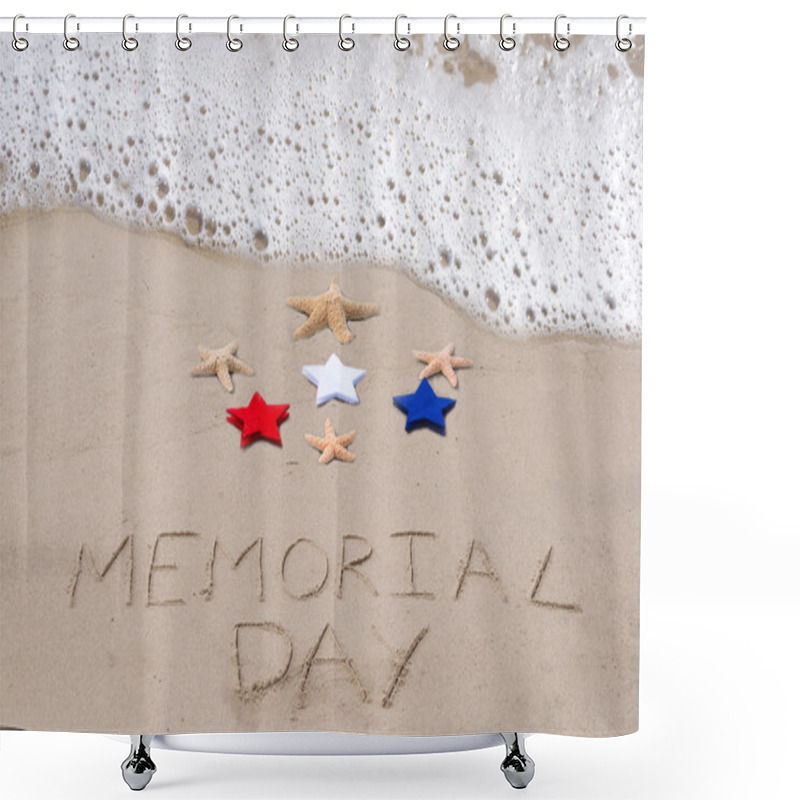 Personality  Memorial Day Background Shower Curtains