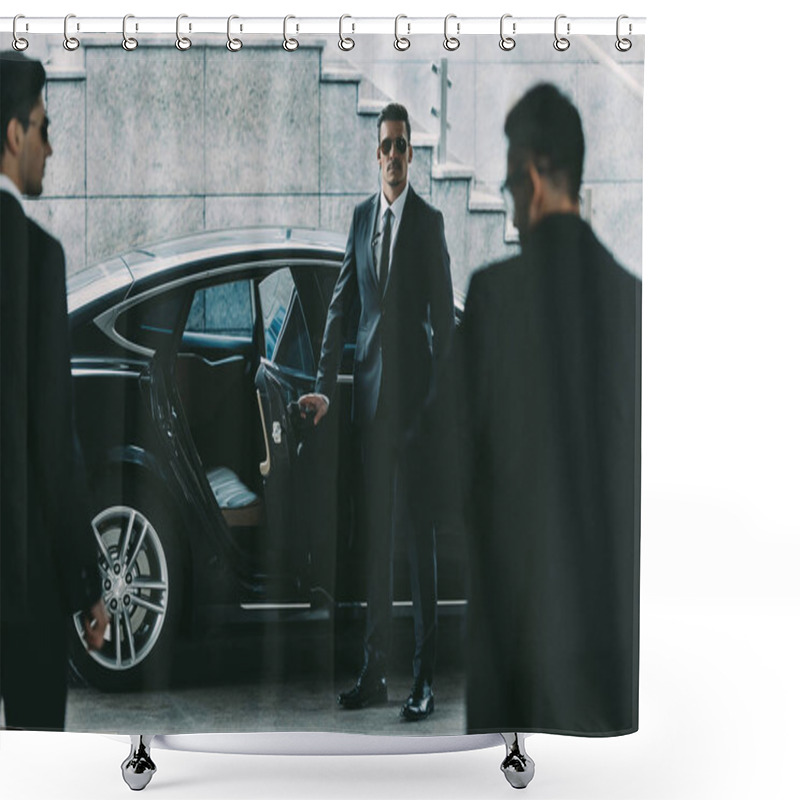 Personality  Bodyguard Shower Curtains