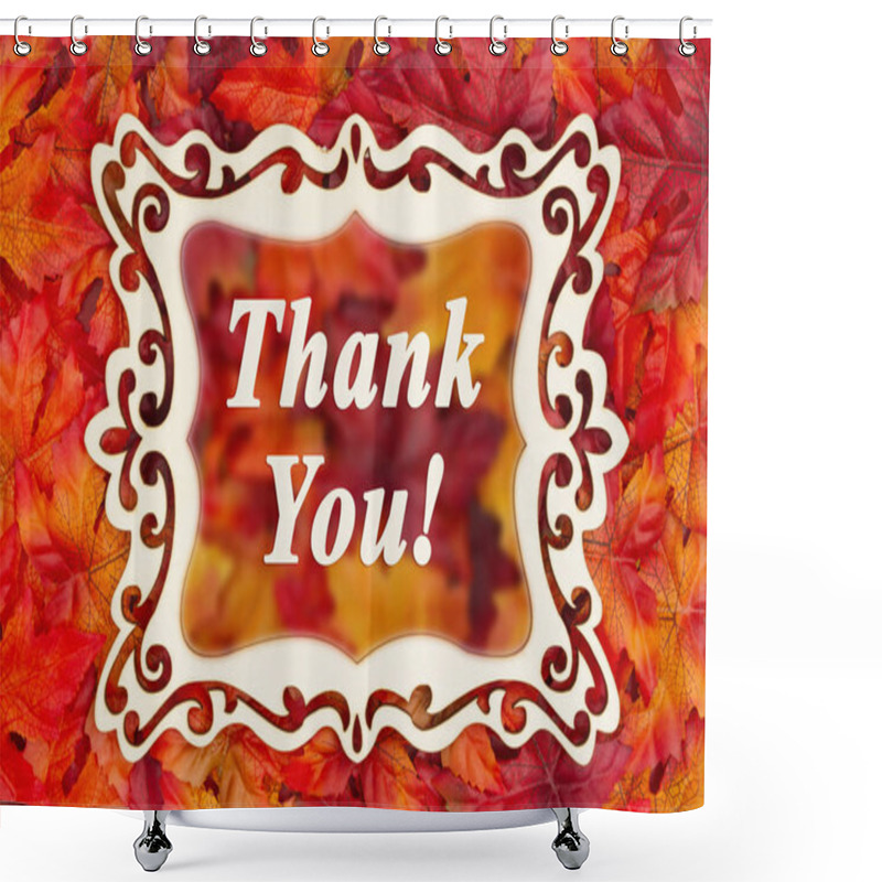 Personality  Thank You Message Shower Curtains