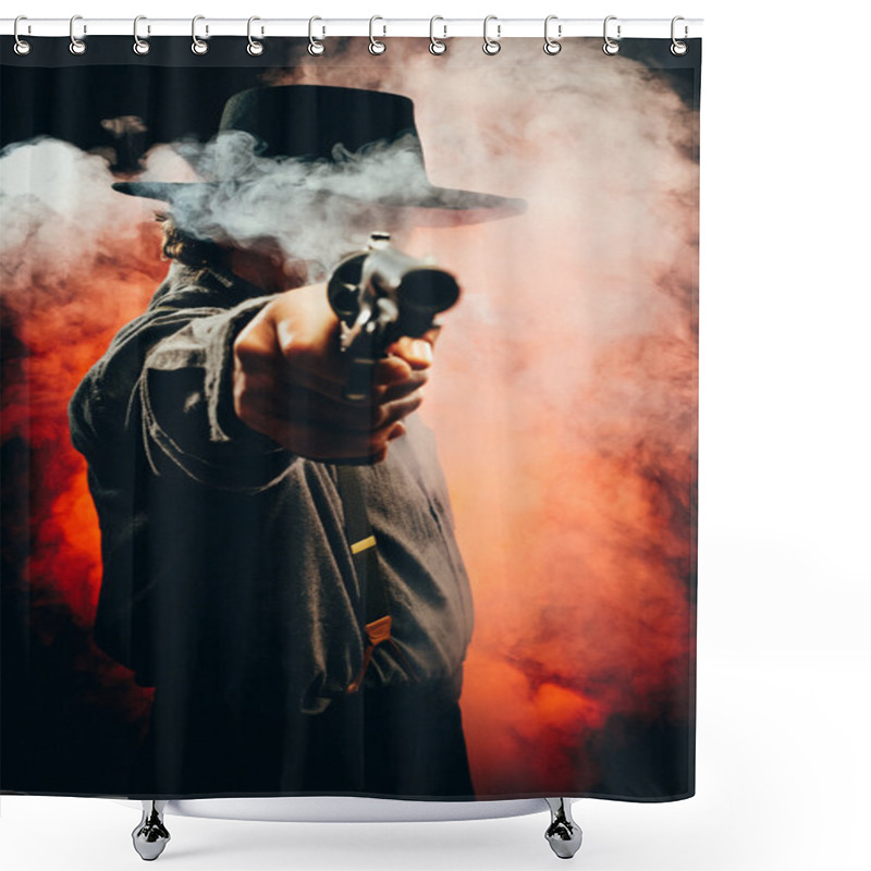 Personality  Wild West Gunslinger Shower Curtains