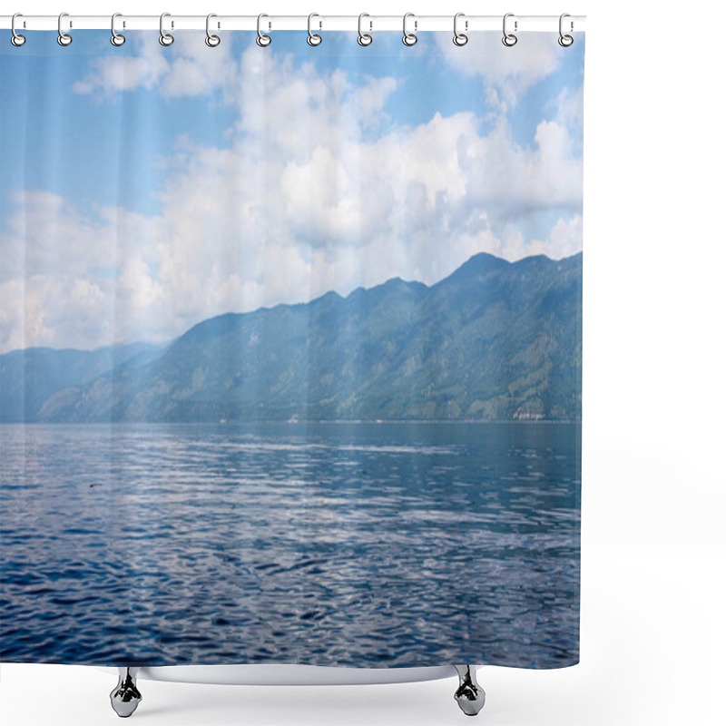 Personality  Lake Shower Curtains