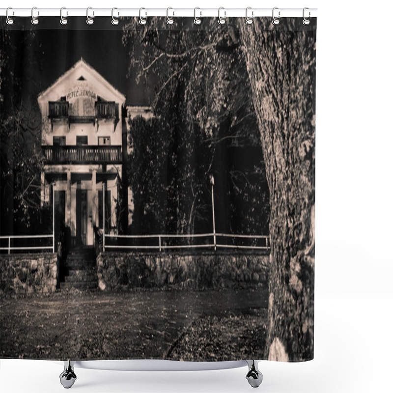 Personality  Abandoned Haunted Horror House Shower Curtains