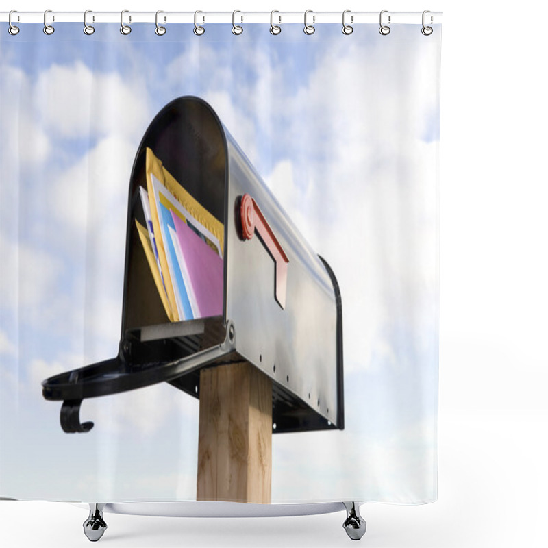 Personality  Mailbox And Mail Shower Curtains