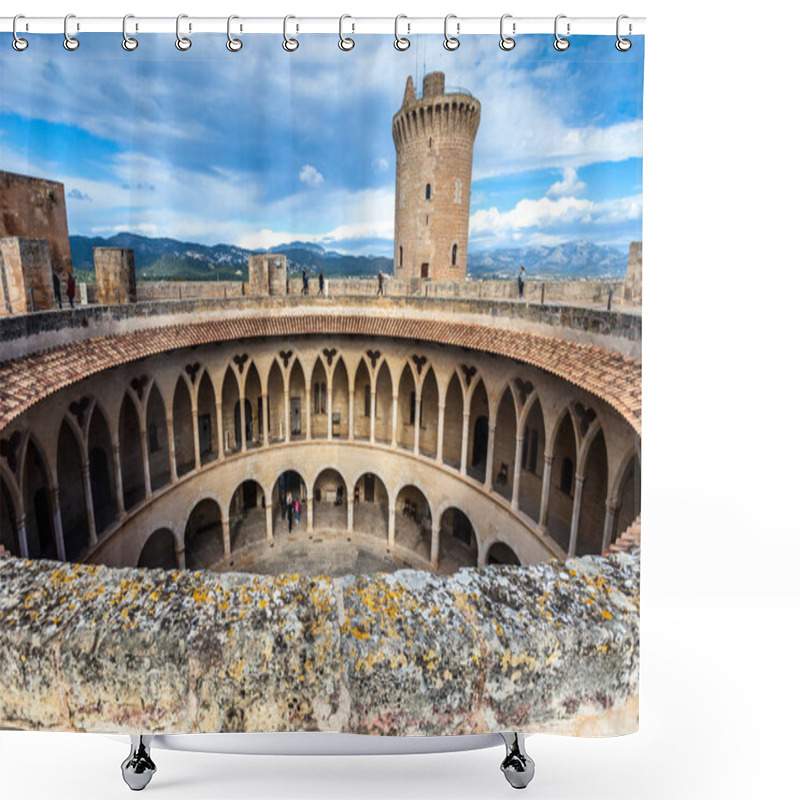 Personality  Bellver Castle, Palma De Mallorca Shower Curtains