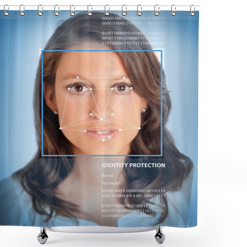 Personality  Biometrics, Female Shower Curtains