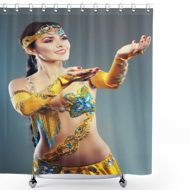 Personality  Beautiful Excotic Belly Dancer  Shower Curtains