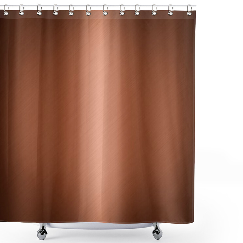 Personality  Copper Texture Background Space For Text Input. Shower Curtains