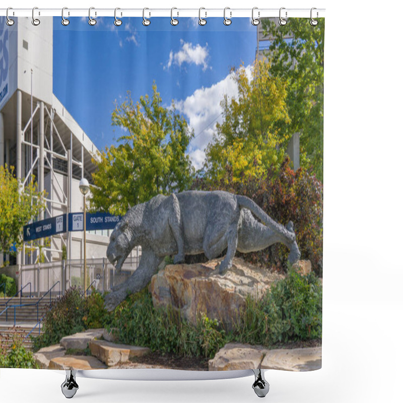 Personality  LaVell Edwards Stadium On Campus Of Brigham Young University Shower Curtains