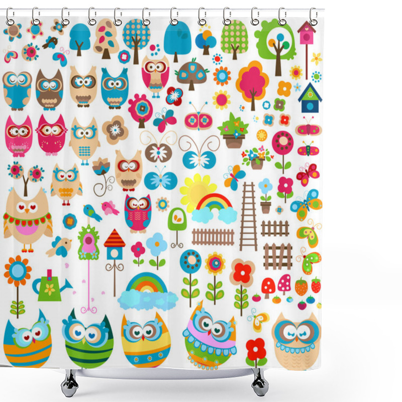 Personality  Garden Shower Curtains