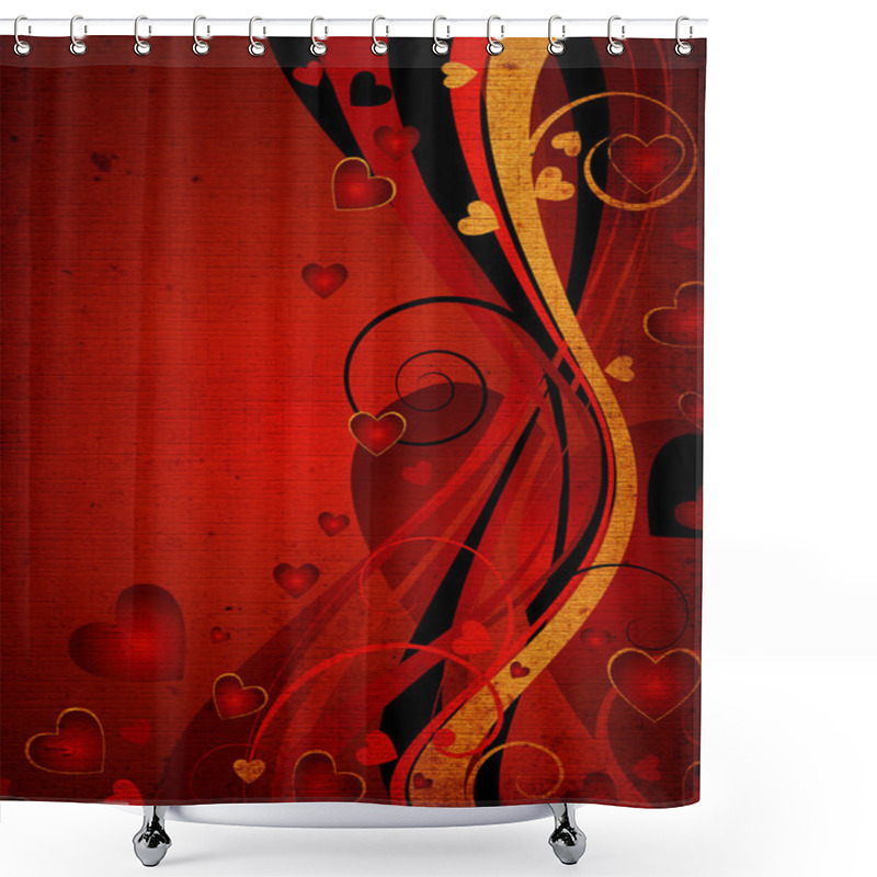 Personality  Abstract Background Shower Curtains