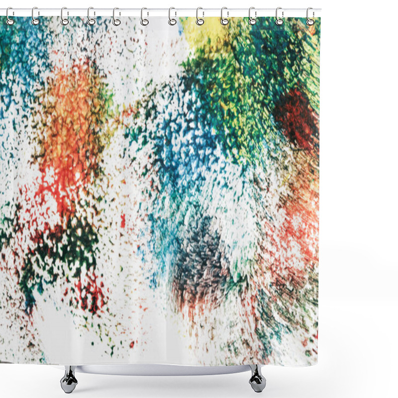 Personality  Abstract Acrylic Art Background Shower Curtains