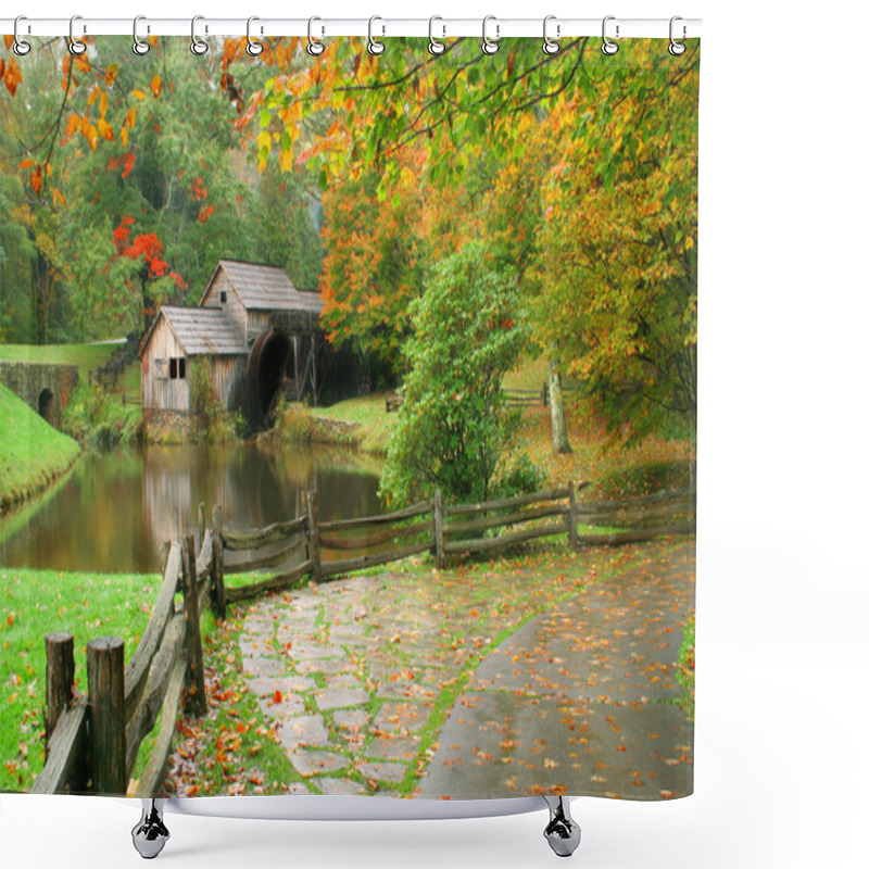 Personality  Watermill In VA Shower Curtains