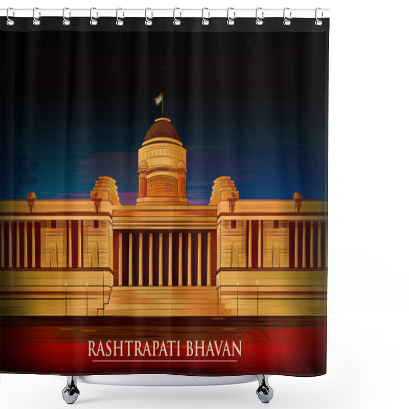 Personality  Historical Monument Rashtrapati Bhavan In New Delhi, India Shower Curtains