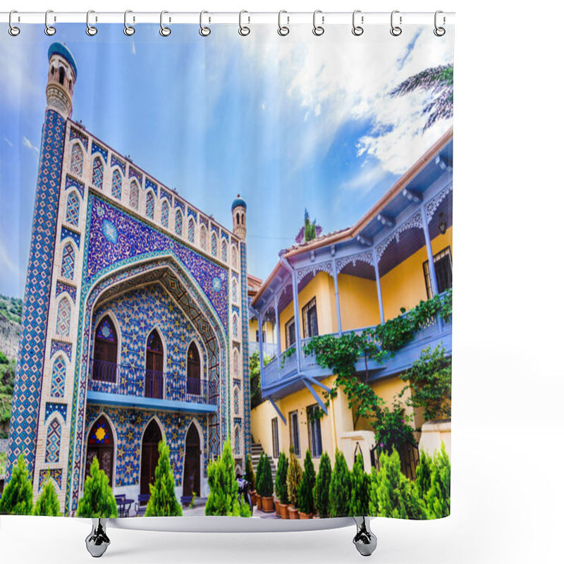 Personality  Juma Mosque And Arabic Style Building In Old Tbilisi, Georgia Shower Curtains