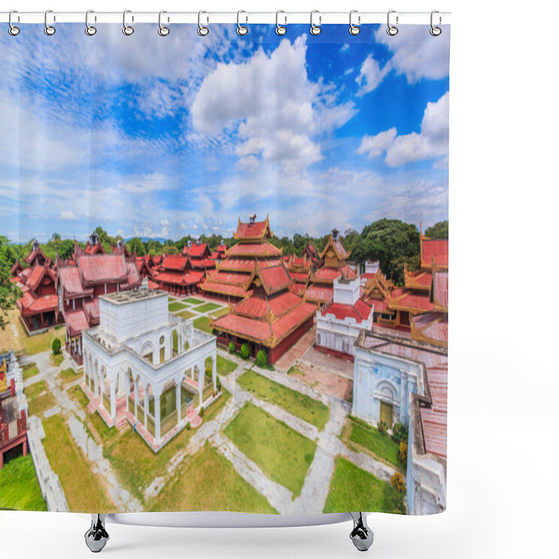 Personality  Mandalay Palace At Mandalay Shower Curtains