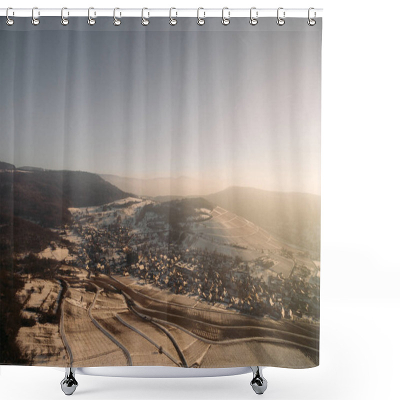 Personality  Village Shower Curtains