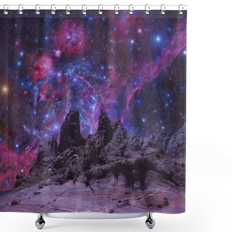 Personality   Unknown Worlds .This Image Elements Furnished By NASA Shower Curtains