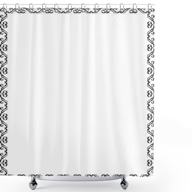 Personality  Nice Border Shower Curtains