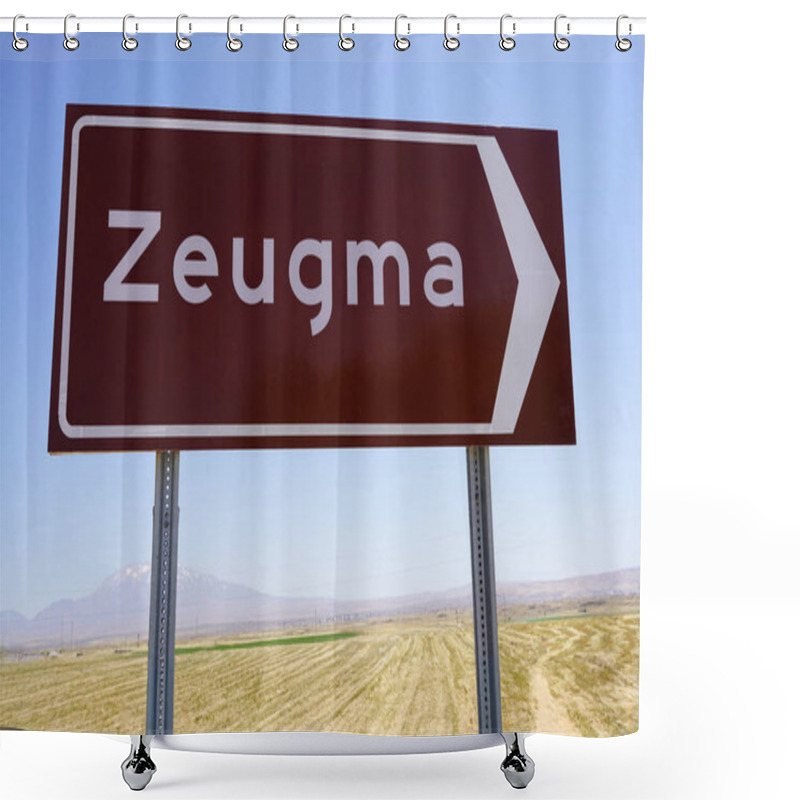 Personality  Zeugma: An Ancient City Where Roman Art And Architecture Flourish, Preserving Stunning Mosaics And Ruins As Testaments To The Rich Cultural Heritage And Strategic Importance Of Southeastern Anatolia. Shower Curtains