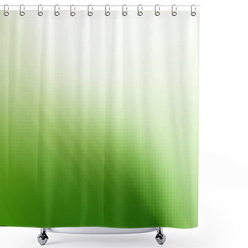 Personality  Soft Green Abstract Background Shower Curtains