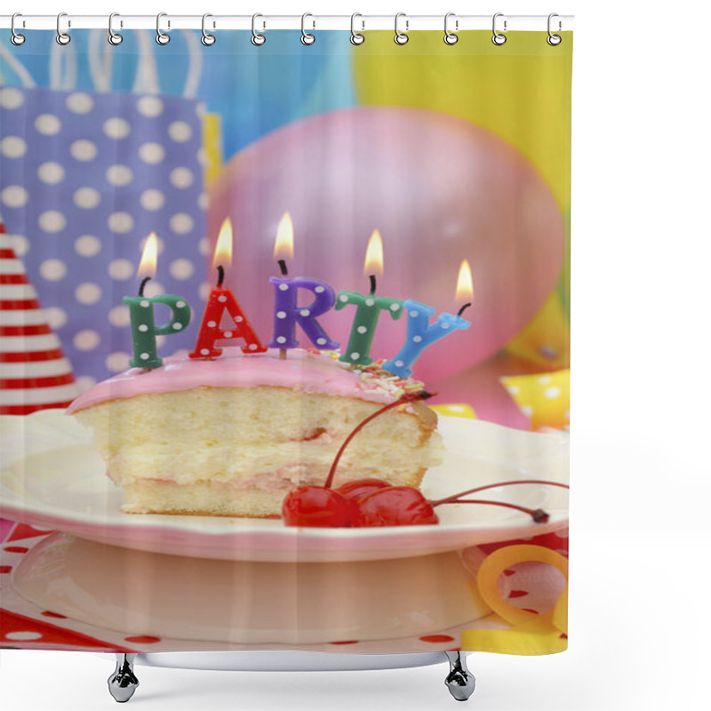 Personality  Happy Birthday Party Table  Shower Curtains