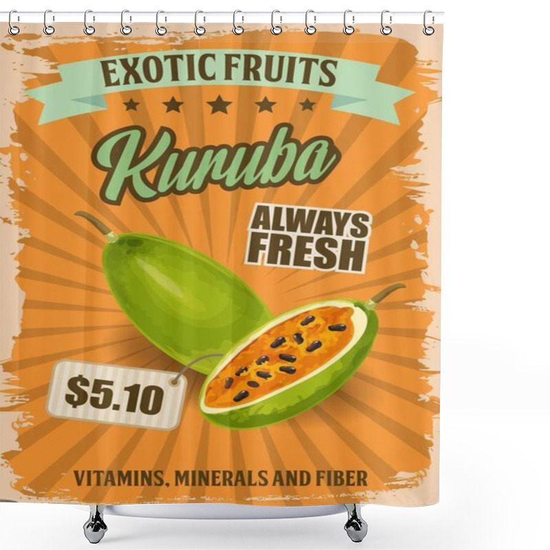 Personality  Kuruba Or Curuba Exotic Fruit, Banana Passionfruit Shower Curtains