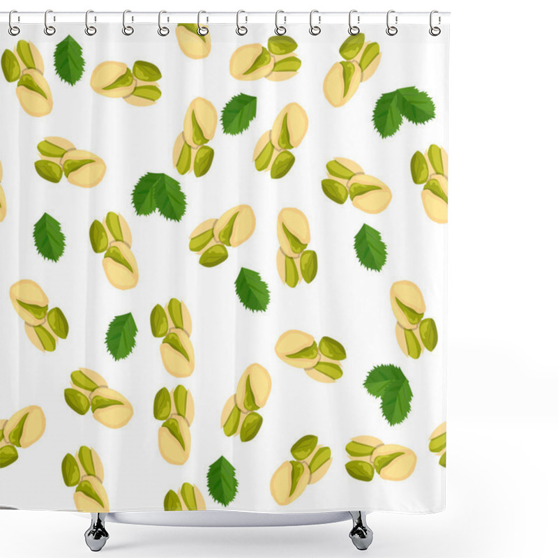 Personality  Illustration Of Nuts Shower Curtains