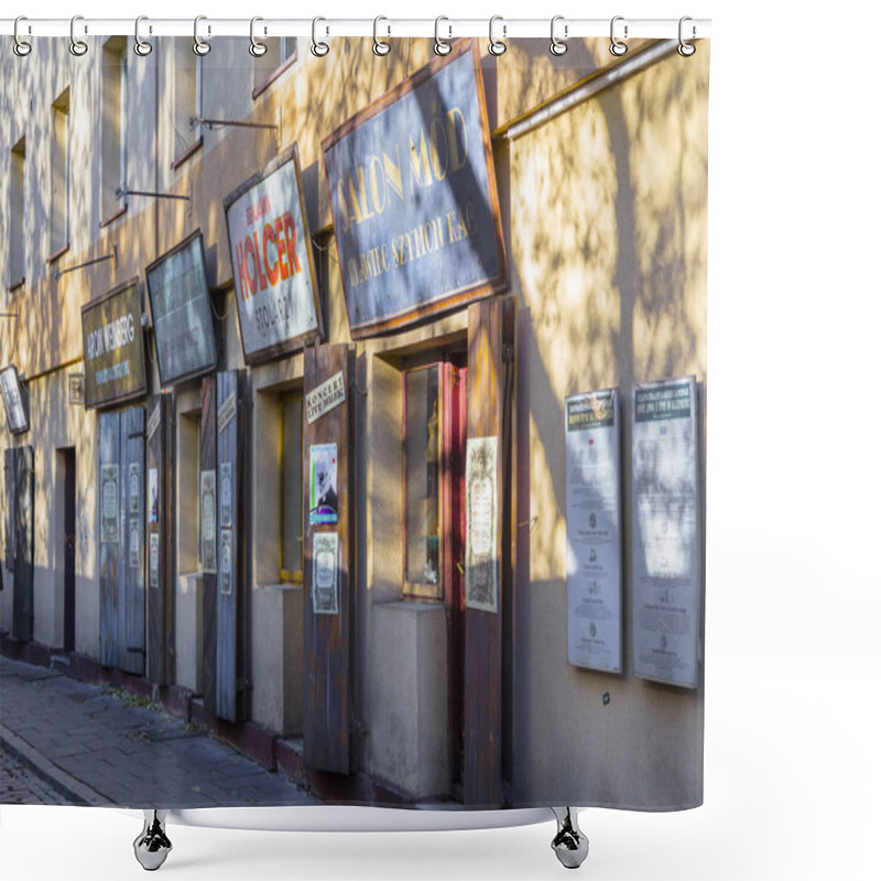 Personality  Facades Of Ancient Jewish Houses  Shower Curtains