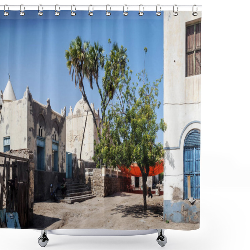 Personality  Local Architecture Street In Central Massawa Old Town Eritrea Shower Curtains