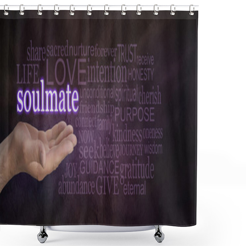 Personality  Seeking A Soulmate Shower Curtains